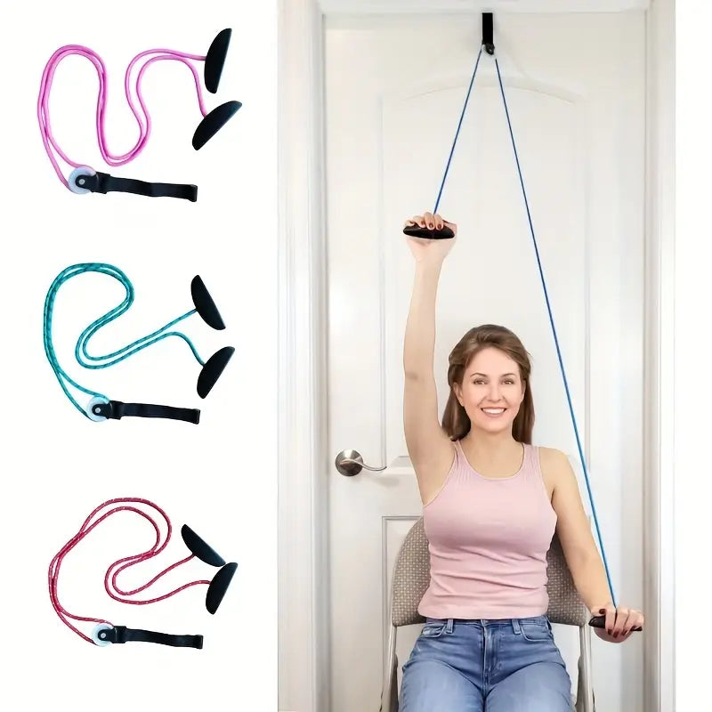 Shoulder Pain Relief Door Pulley System