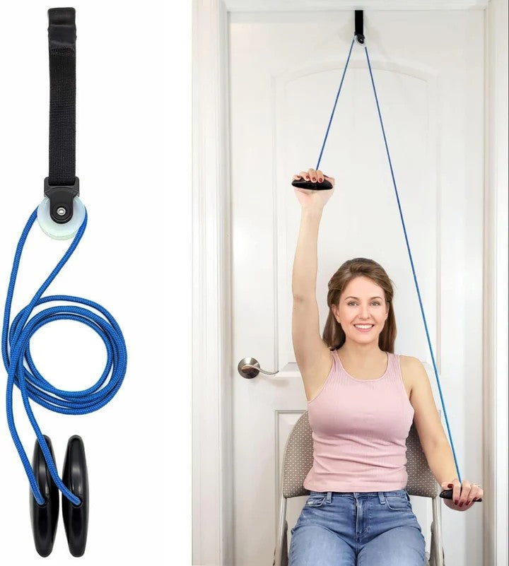 Shoulder Pain Relief Door Pulley System